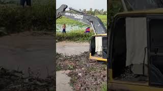 👆 Excavator Matador Shantui Vs. Deep Water In Canal Part 165