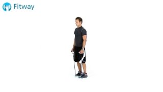 How To Do: Resistance Band Calf Raise - Standing | Leg Workout Exercise