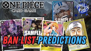 Big Changes? OP06 Ban List Predictions! *One Piece Card Game Discussion*