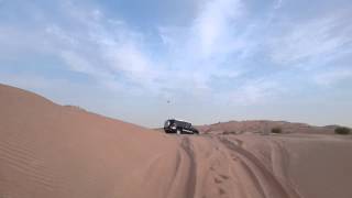 Fj cruiser in desert