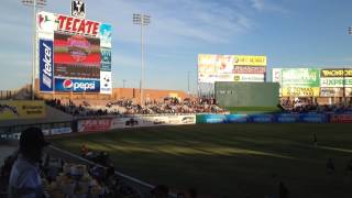 Ambiente del Estadio Sonora antes de Iniciar el Partido