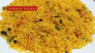 Tomato Pulao Recipe | Grandma's Recipe of traditional Tomato Pulao