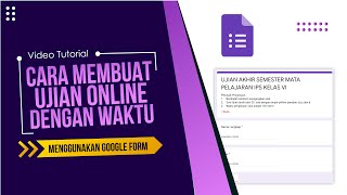 MEMBUAT UJIAN ONLINE DI GOOGLE FORM