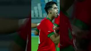 هدف التعادل لمنتخب المغرب ونهاية المباراة بتعادل 1/1