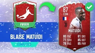 FIFA 19 - 87 FUTMAS MATUIDI - SFIDA CREAZIONE ROSA SCR - SQUAD BUILDING CHALLENGES SBC