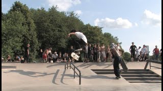 Go Skateboarding Day Session 2023: Neunkirchen Skatepark - Stairs and Rails