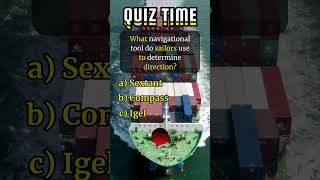 What navigational tool do sailors use to determine direction?! #quiz