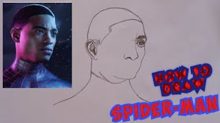 Miles Morales drawing |How to draw Miles Morales (Spiderman)