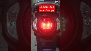 Lampu Stop New Scoopy#honda #oneheart #welovehonda #scoopy #scooter #shorts #short #reels