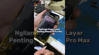 mau ngilangin pesan layar penting di iPhone 13 Pro #iPhone13pro #pesanlayarpentingiPhone