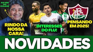 🚨MESMO COM INDEFINIÇÃO O FLUMINENSE JÁ PENSA EM 2025, FLU TEM INTERESSE EM JOGADORES E MAIS