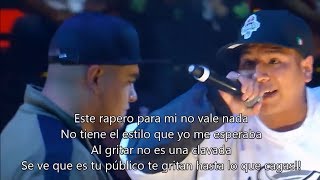 ACZINO vs CHOQUE (Letra) - Red Bull Batalla de Los Gallos 2017