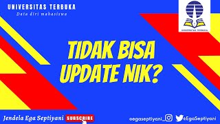 CARA MENGUBAH INFORMASI DATA PRIBADI MAHASISWA UT