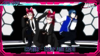 [MMD + Singing]  CH4NGE cover by Akane ft. Leon and Akatsuki