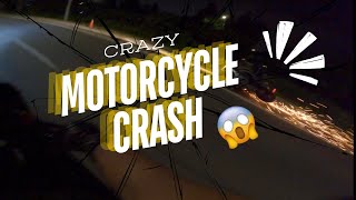 BIKER CRASHES MOTORCYCLE NEAR DEATH EXPERIENCE