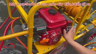 Hướng dẫn sử dụng máy phun thuốc đề nổ có điều khiển rulo cuốn dây từ xa Turbo TBP210 | 0964293261