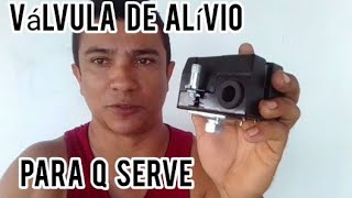 como fazer um compressor com motor de geladeira. válvula de alívio