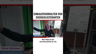 Einkaufsverhalten von Energielieferanten