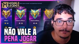 É POR ISSO QUE NÃO VALE A PENA JOGAR RANKED | MLBB