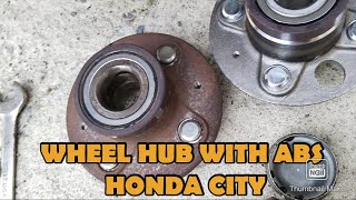 Replacing Rear WheelHub Bearing for HONDA CITY 2010 MODEL