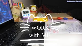 WORK with ME - 1 HOUR (before bedtime)