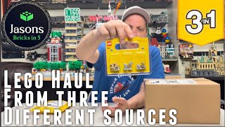 3 in 1 Lego Haul | Purchases from 3 different sources in 1 haul video