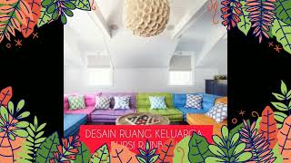 DESAIN RUANG KELUARGA KURSI RAINBOW