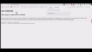 ERRO 403 FORBIDDEN - RESOLVIDO #diy #tech #technology