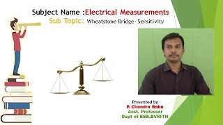 Wheatstone Bridge- Sensitivity-change in -Resistance