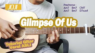 (Tutorial Gitar) Joji - Glimpse Of Us