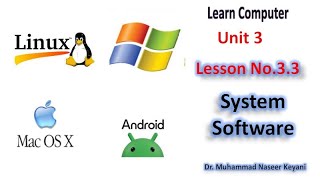 Computer Learning Foundation Course Lesson 3.3: System Software with explanation in Urdu