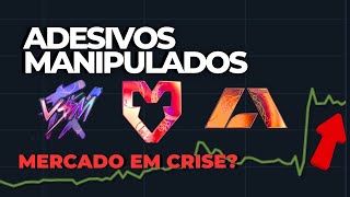 ADESIVOS MANIPULADOS? ADESIVOS SUBINDO APÓS DESCONTO DAS CÁPSULAS MAJOR PARIS 2023 CSGO