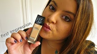 FIRST IMPRESSION: NEW Maybelline Fit Me Matte & Poreless Foundation