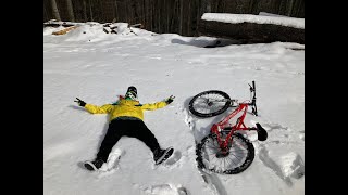 OLD SCHOOL TRAIL MTB ON THE SNOW - SINAIA COTA 1400