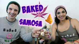 Cooking Stoned in Baked | Vegan Samosa, Cannabis optional | Pillow Talk TV comedy