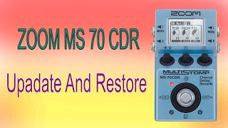 Zoom Ms 70 Cdr Update Restore Kaise Kare #Zoomms70cdr #audiosoundteach