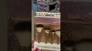 CANDIE COUTURE 4 pc MINI BRUSH SET + travel bag #dollartree #glam #makeup #shopping