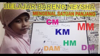 MENGENAL SATUAN PANJANG ( BELAJAR BARENG NEYSHA ) VIRAL HOST CILIK