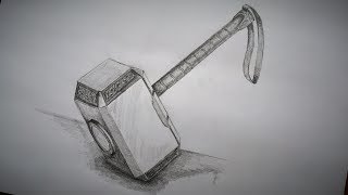 Mjölnir How to draw Thor's Hammer