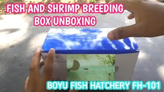 Boyu shrimp breeding box unboxing | BOYU FISH HATCHERY FH -101