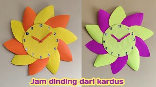 Cara membuat jam dinding dari kardus