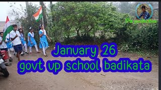 January 26 happy REPUBLIC DAY//govt up school badikata