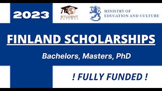 Finland Scholarships 2023 | Fully Funded