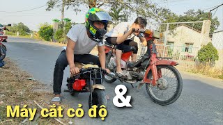 Test Speed máy Cắt Cỏ độ Drag & Xe Cup 50cc - Xe đạp điện . Xe nào sẽ thắng | Vịt Xiêm Vlog