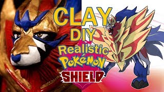 Sculpting Realistic Pokemon Clay - Zamazenta  | Pokemon Shield