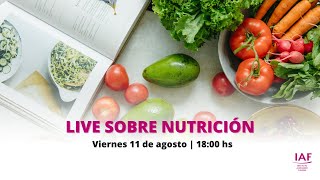 IAF LIVE | NUTRICIÓN