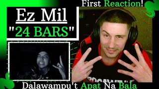 FIRST REACTION to Ez Mil - "24 Bars" (24 Bullets) | Dalawampu't Apat Na Bala | HE CAN BEATBOX?!!!