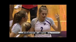 Syracuse vs Kansas State Volleyball 2017