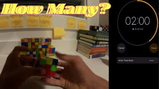 Tuesday Threes | How many 3 by 3's can I solve in 5 minutes?