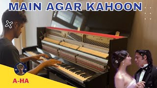 Main Agar Kahoon Piano Cover | Om Shanti Om | Deepika Padukone | ShahRukh Khan | Rishabh D A